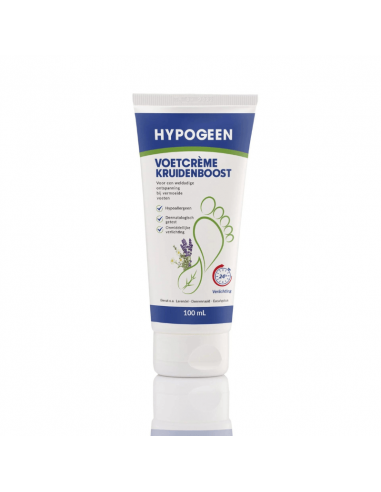 Hypogeen Voetcrème Kruidenboost tube 100ml