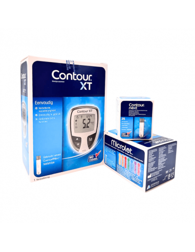 Contour XT Glucosemeter Startpakket PLUS